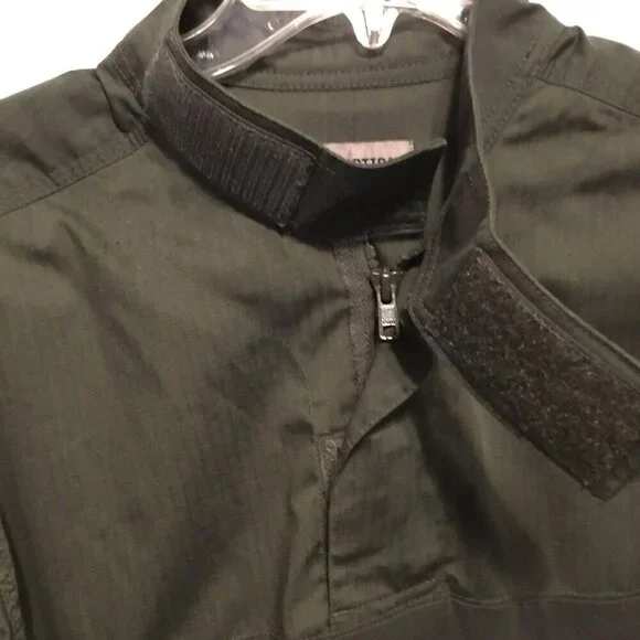 5.11 Tactical Softshell Quarter Zip Military Jacket Size Medium Army Green